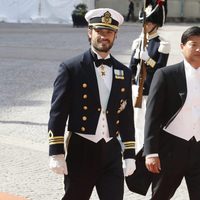 Carlos Felipe de Suecia el día de su boda con Sofia Hellqvist