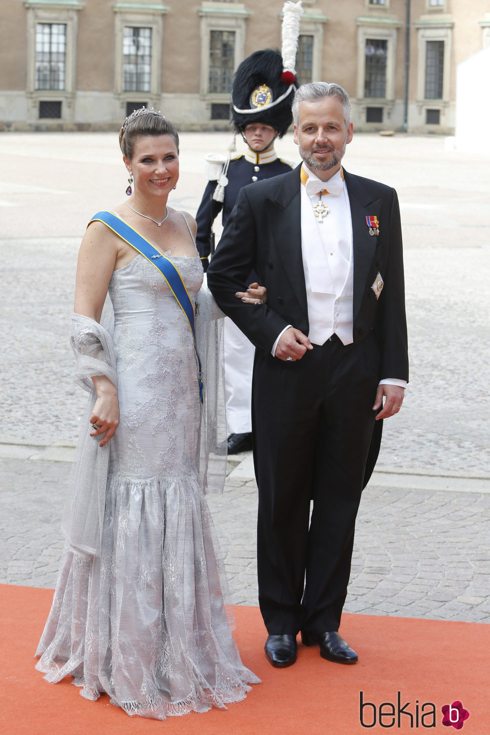 Marta Luisa de Noruega y Ari Behn en la boda de Carlos Felipe de Suecia y Sofia Hellqvist