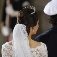 El velo de Sofia Hellqvist en su boda con Carlos Felipe de Suecia