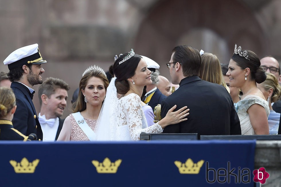 Daniel de Suecia felicita a Sofia Hellqvist por su boda con Carlos Felipe de Suecia