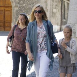 La Infanta Cristina con su hija Irene el día de su 50 cumpleaños