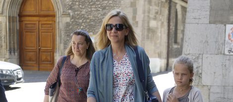 La Infanta Cristina con su hija Irene el día de su 50 cumpleaños