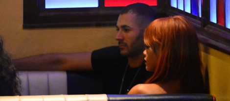 Rihanna y Karim Benzema durante su primera cita en Nueva York