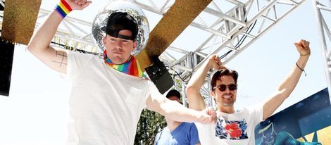 Channing Tatum y Matt Bomer promocionan 'Magic Mike XXL' bailando el día del Orgullo en Los Ángeles