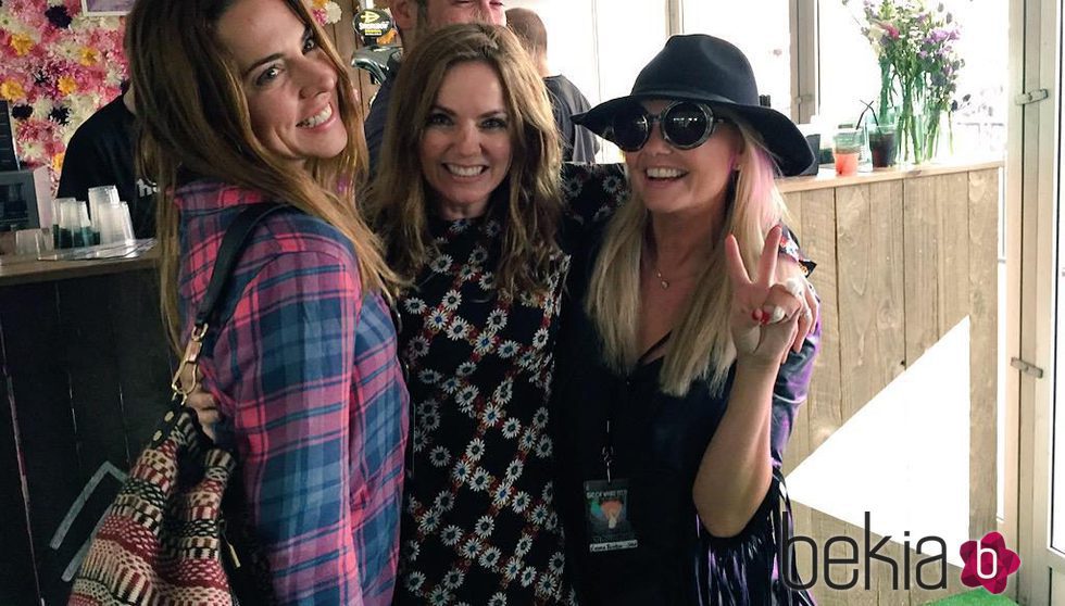 Melanie C, Geri Halliwell y Emma Bunton se reencuentran en el 'Isle Of Wight Festival'