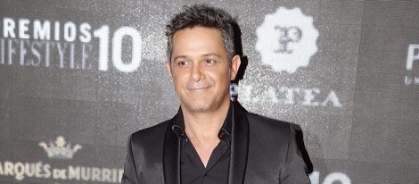 Alejandro Sanz en la entrega de los Premios Lifestyle