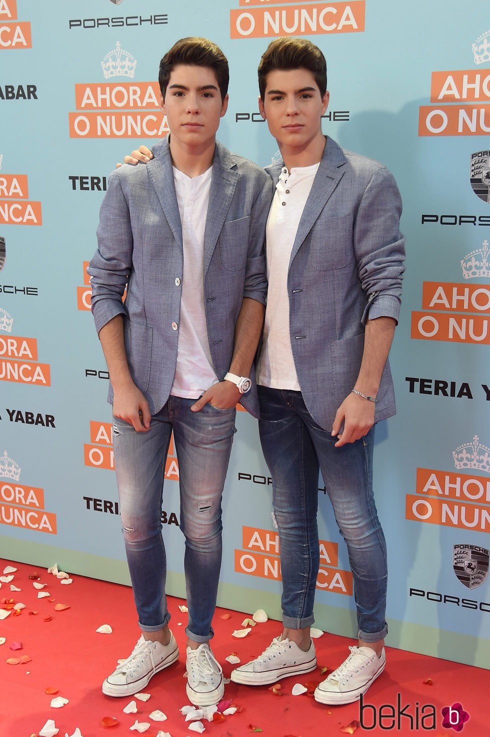 Gemeliers en el estreno de 'Ahora o nunca'