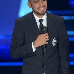 Arturo Vidal en una entrega de premios