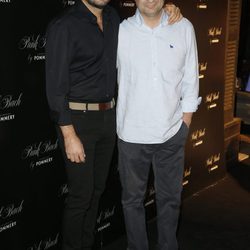 Emiliano Suárez y Pepe Rodríguez en la apertura de la terraza de verano 'Punk' en Madrid