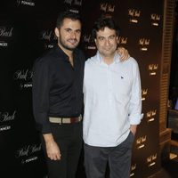 Emiliano Suárez y Pepe Rodríguez en la apertura de la terraza de verano 'Punk' en Madrid