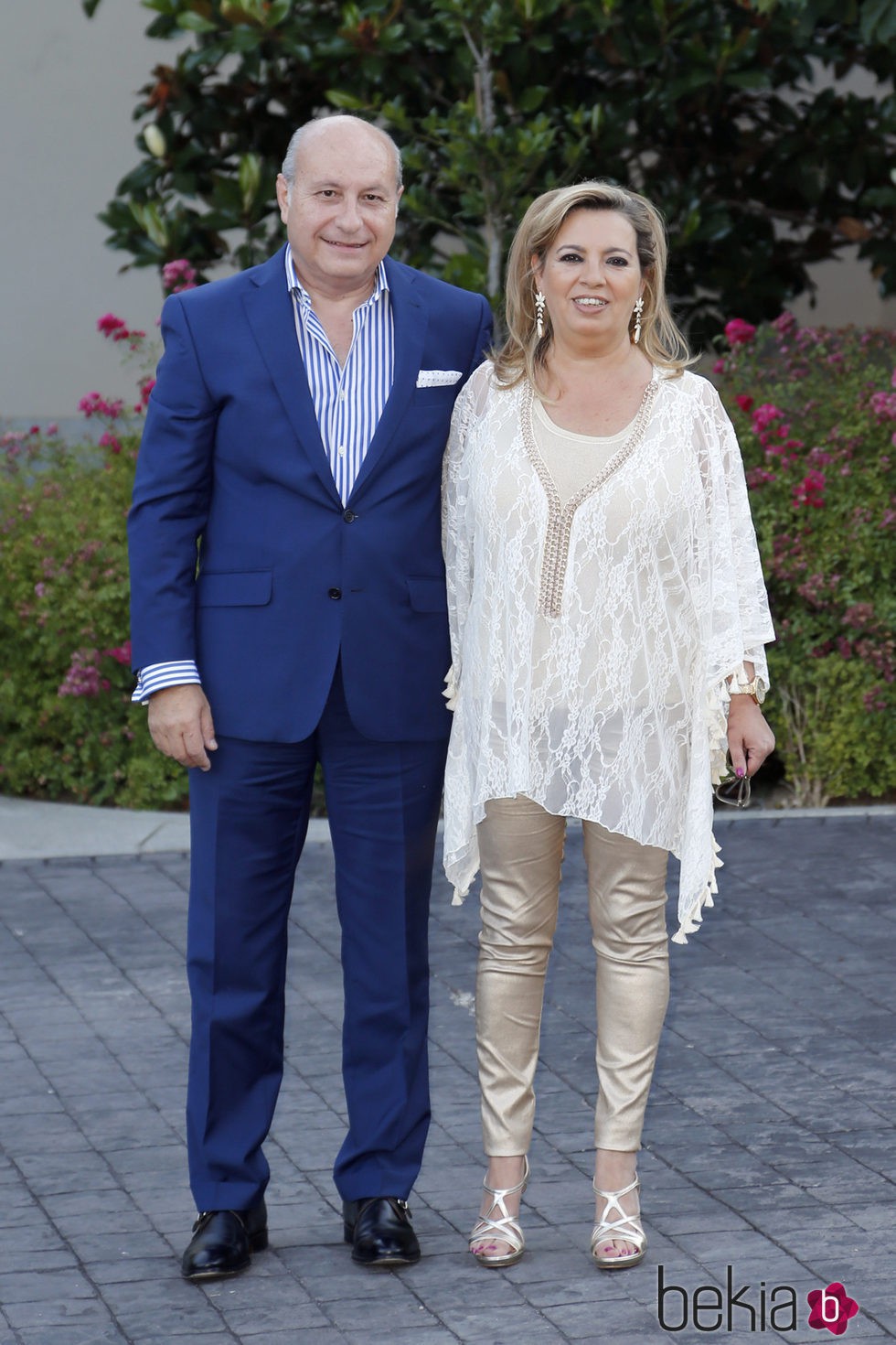 Carmen Borrego y José Carlos Bernal en la fiesta del 74 cumpleaños de María Teresa Campos