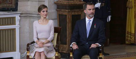 Los Reyes Felipe y Letizia en la entrega de las Medallas al Mérito Civil 2015