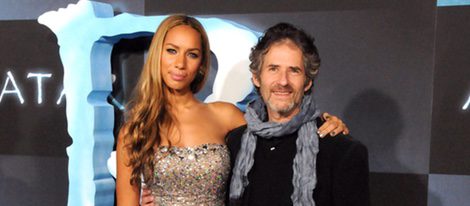 El compositor James Horner y  la cantante Leona Lewis en la presentación de 'Avatar'