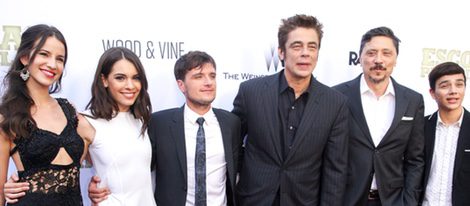 El elenco de 'Escobar: Paraíso Perdido' en la premiere de la película en Los Angeles 