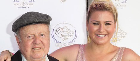 Dick Van Patten con la televisiva Josie Goldberg en el Anual Breeders