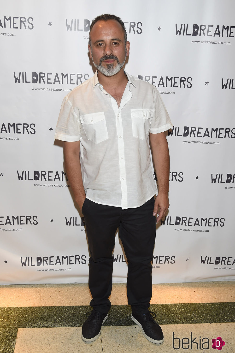 Javier Gutiérrez durante una fiesta de la firma Wildreamers en Madrid