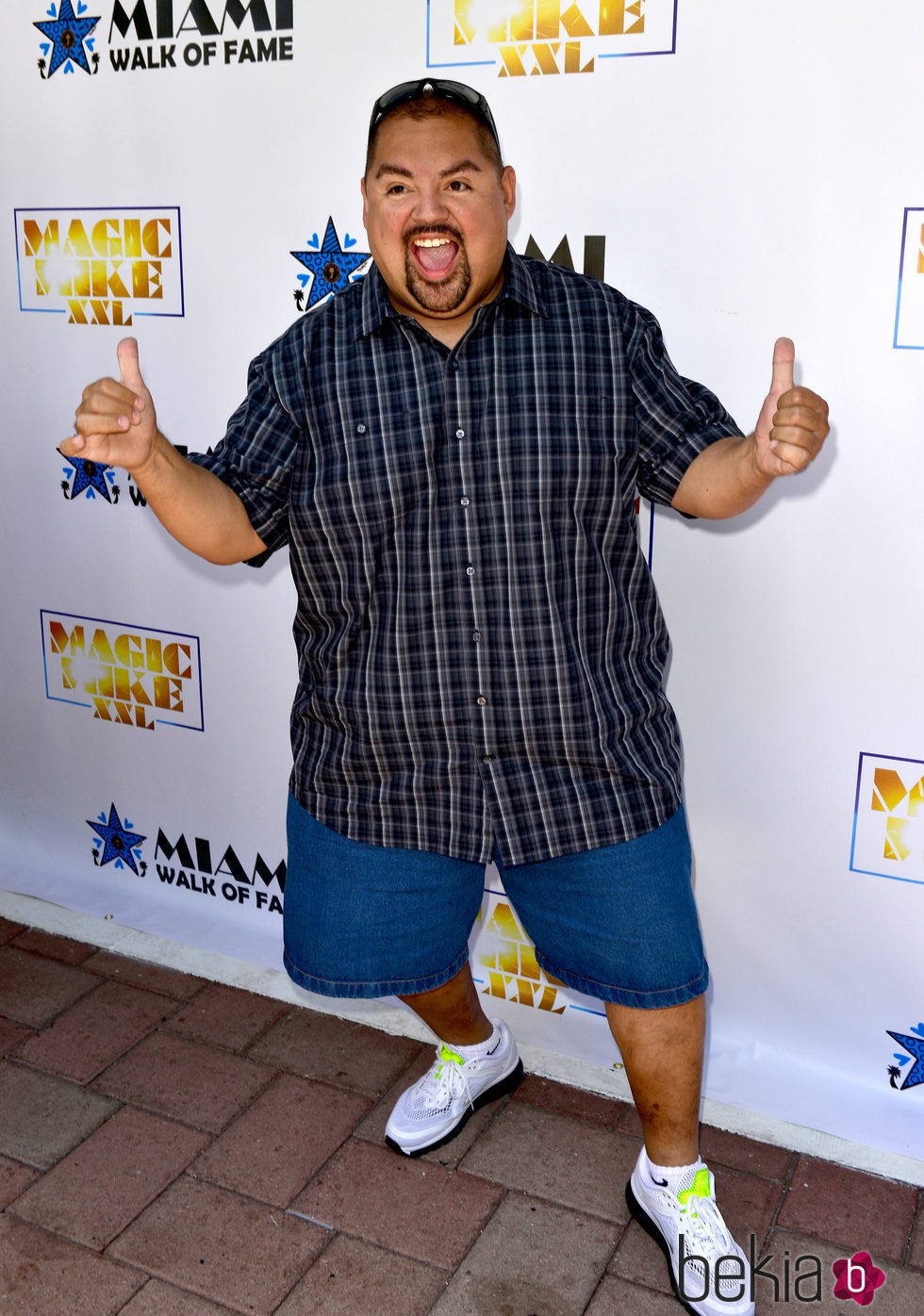 Gabriel Iglesias en el Paseo de la Fama de Miami