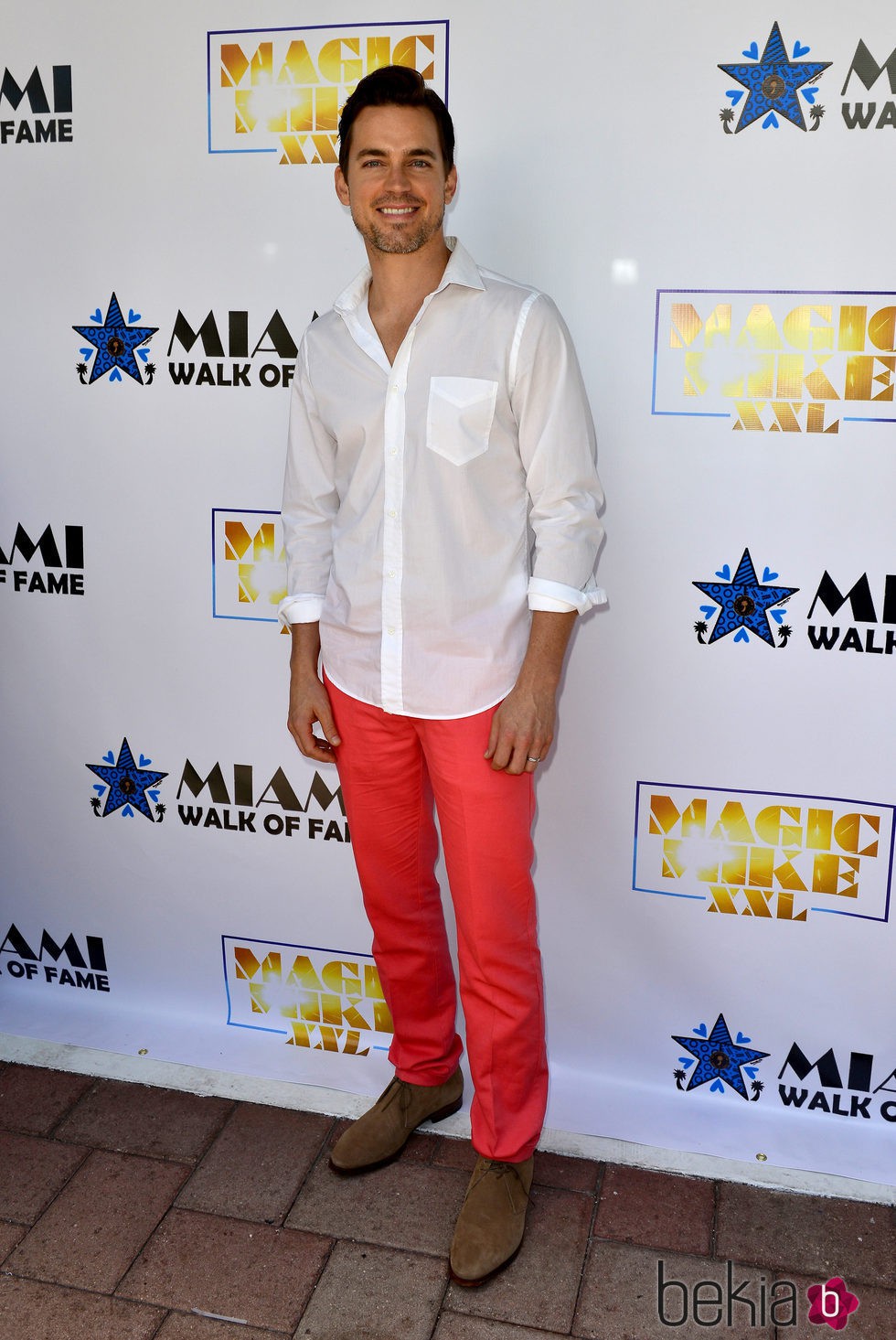 Matt Bomer en el Paseo de la Fama de Miami