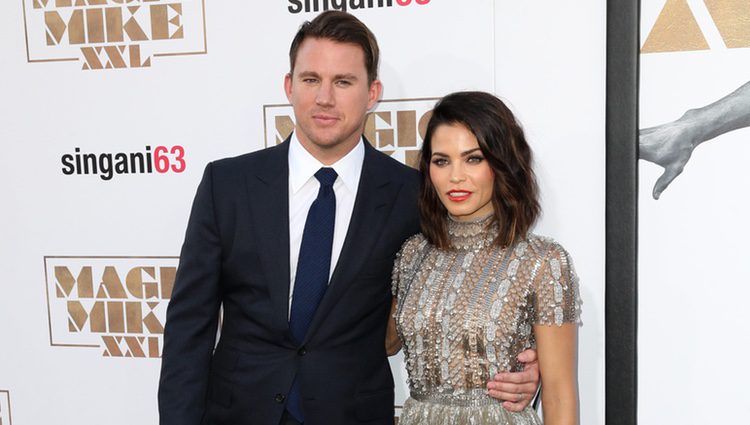 Channing Tatum y Jenna Dewan en la premiere de 'Magic Mike XXL' en Los Angeles