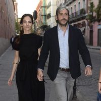 La modelo Eugenia SIlva y Alfonso de Borbón en la cena de la embajada de EEUU