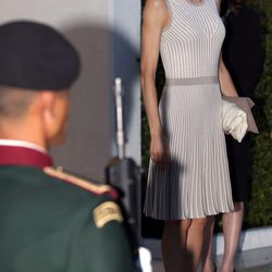 La Reina Letizia a su llegada a México para iniciar un viaje de Estado