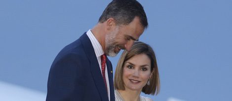 Los Reyes Felipe y Letizia a su llegada a México para iniciar su viaje de Estado