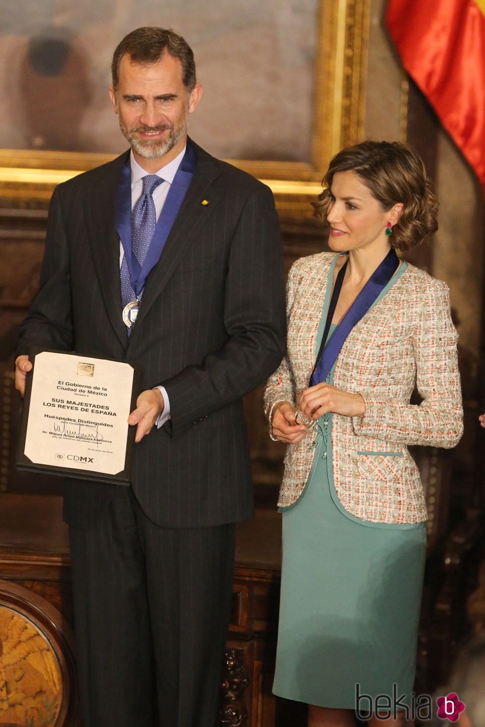 Los Reyes Felipe y Letizia, nombrados 'Huéspedes Distinguidos' en su Viaje de Estado a México