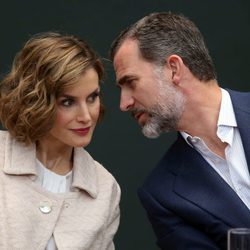 Los Reyes Felipe y Letizia en el Museo Manuel Felguérez en Zacatecas