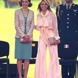 La Reina Letizia con Angélica Rivera en su Viaje de Estado a México