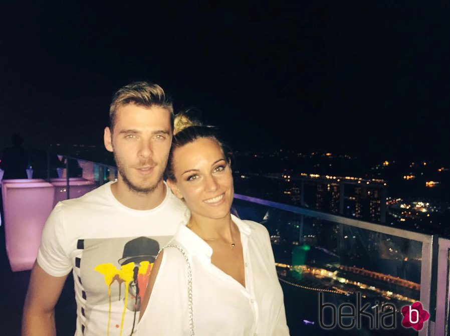 Edurne y David De Gea, sonrientes y felices en sus vacaciones