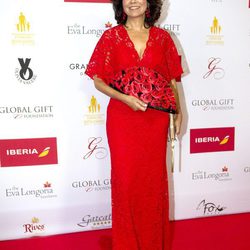 Isabel Gemio en la alfombra roja de los Global Gift 2015