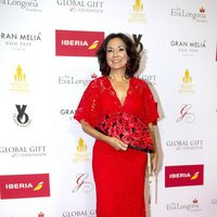 Isabel Gemio en la alfombra roja de los Global Gift 2015