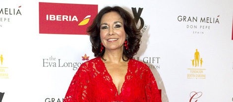 Isabel Gemio en la alfombra roja de los Global Gift 2015