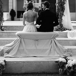 Juan Carlos Ferrero y Eva Alonso en su boda