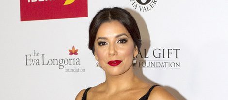 Eva Longoria en la alfombra roja de los Global Gift 2015