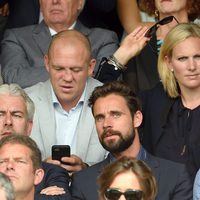 Zara Phillips y Mike Tindall en Wimbledon 2015