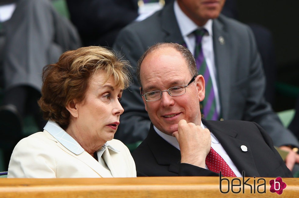 Alberto de Mónaco en Wimbledon 2015