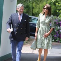 Michael y Carole Middleton en Wimbledon 2015