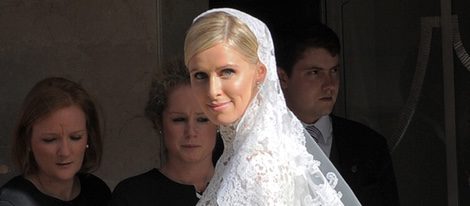 Nicky Hilton radiante en el día de su boda con James Rothschild