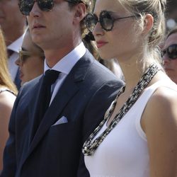 Pierre Casiraghi y Beatrice Borromeo en el decimo aniversario de reinado de Alberto de Mónaco