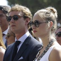 Pierre Casiraghi y Beatrice Borromeo en el decimo aniversario de reinado de Alberto de Mónaco