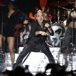 Robbie Williams en el concierto por el décimo aniversario del reinado de Alberto de Mónaco