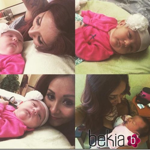 Snooki felicita a la hija de JWoww en las redes sociales