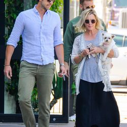 Jennie Garth y su novio David Abrams