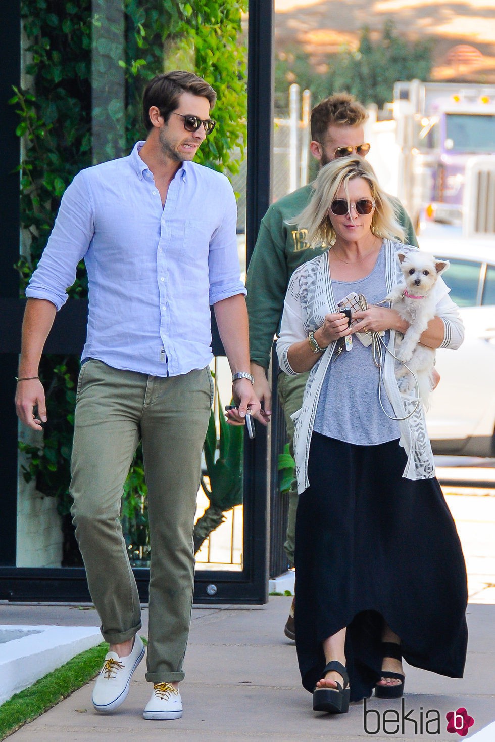 Jennie Garth y su novio David Abrams