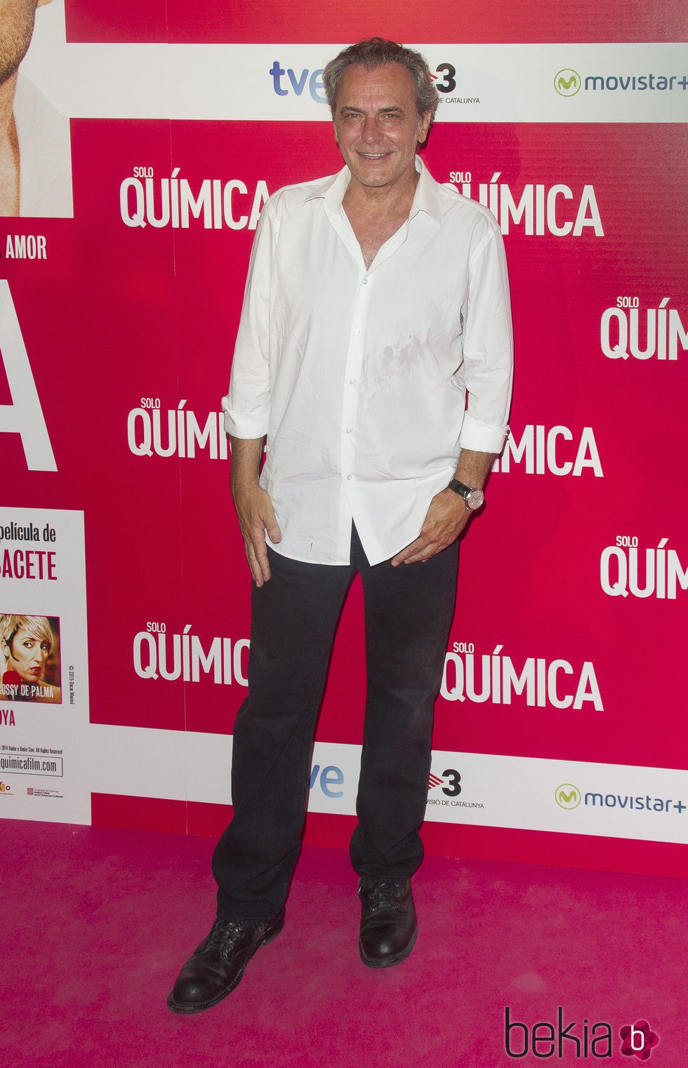 José Coronado en el estreno de 'Solo Química'