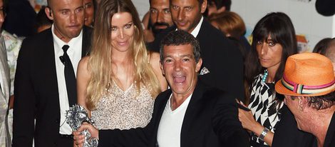 Antonio Banderas recibe un premio en el Festival de Ischia 2015