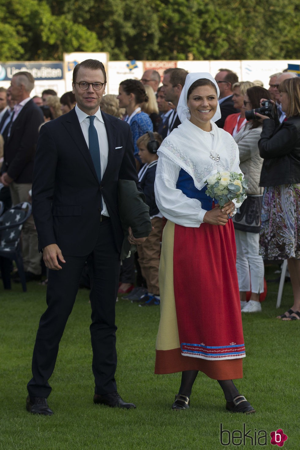 Victoria y Daniel de Suecia en la celebración del 38 cumpleaños de Victoria de Suecia