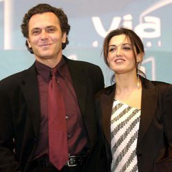 José Coronado y Mónica Molina en los Goya 2002