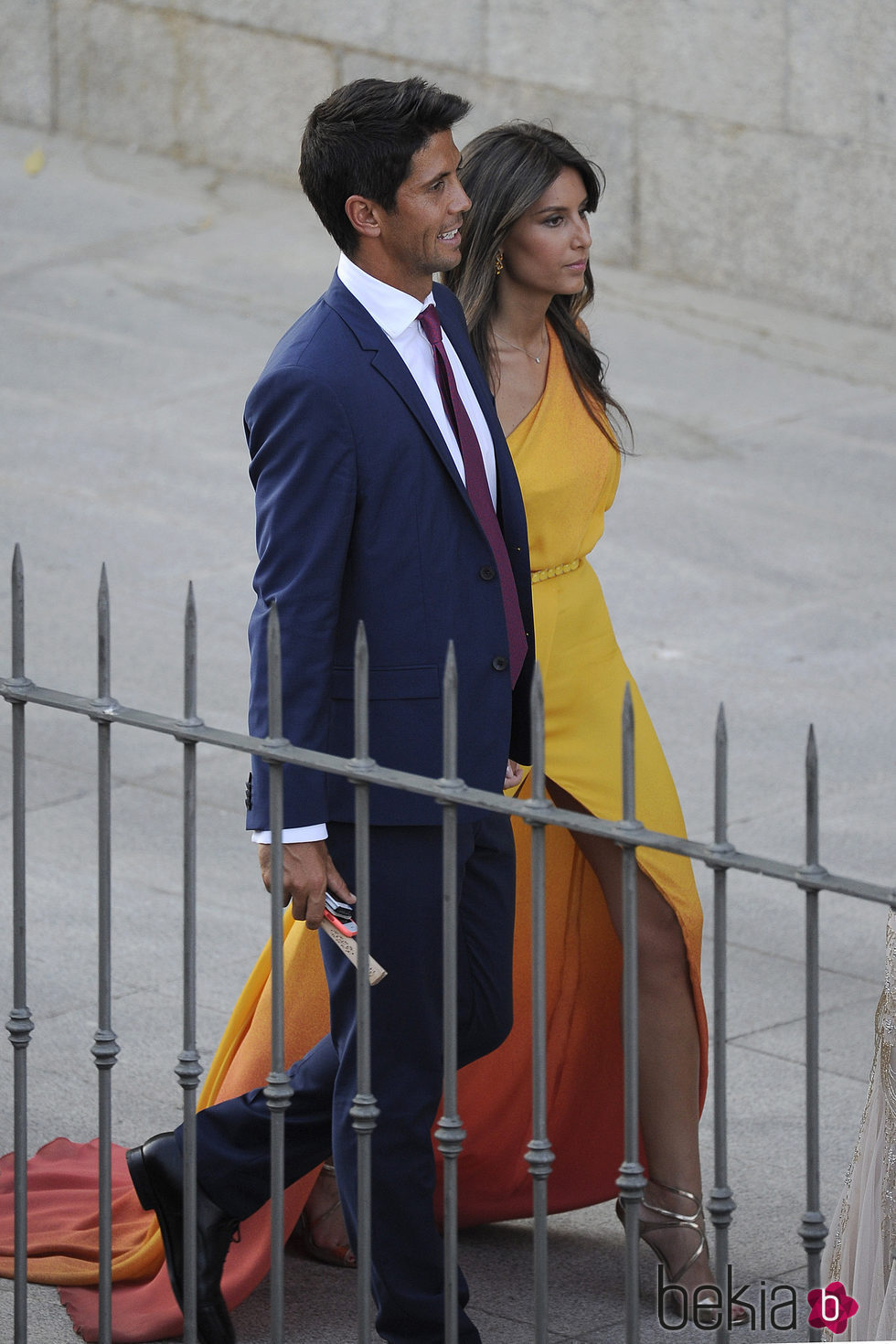 Ana Boyer y Fernando Verdasco en la boda de Alba Carrillo y Feliciano López